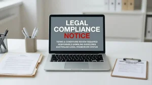 Laptop beside legal documents and a consumer-protection checklist